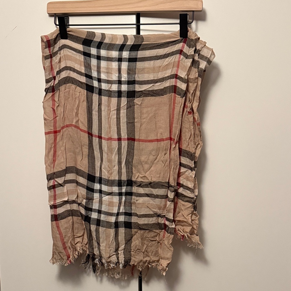 Plaid scarf